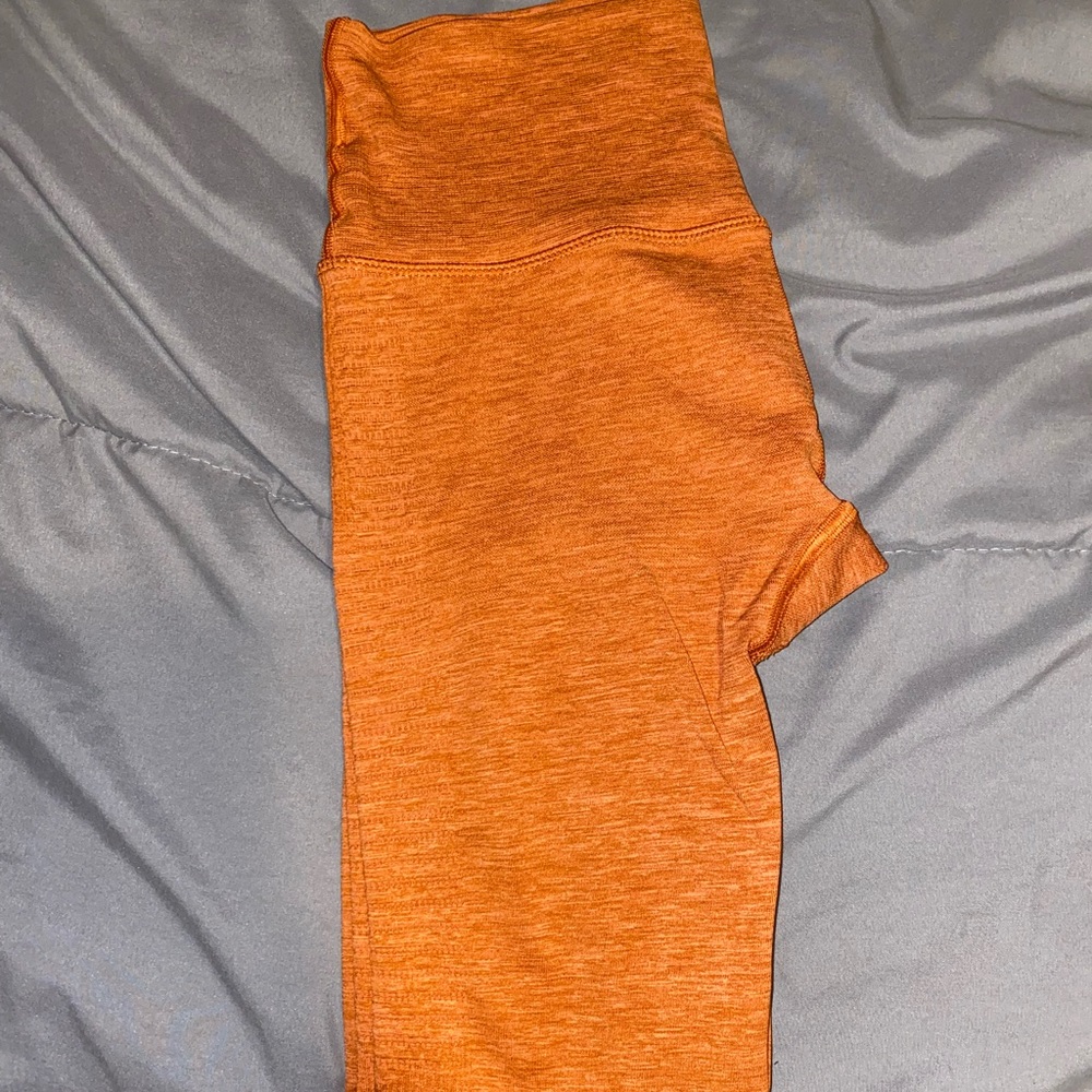 Alphalete Halo leggings- burnt orange
